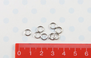 Кольцо для бус R-02 5мм 50 шт №02 под никель