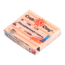 Craft & Clay полимерная глина CCH эффект матового стекла 50г 1410 персиковое дерево